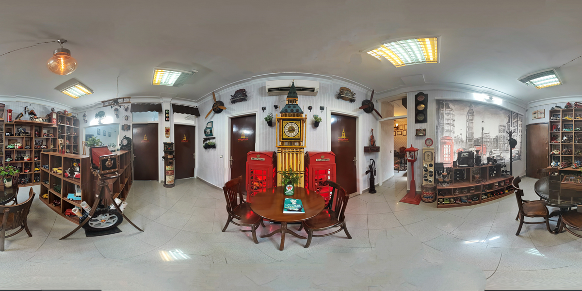 نمایی از لابی کافه آموزشگاه