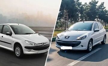 طوفان پژو ۲۰۶ و نوادگان در بازار خودرو + جدول خودروهای ایرانی