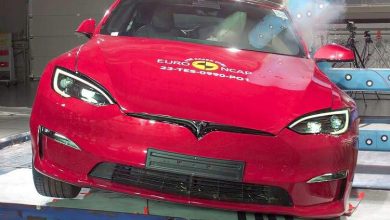 ویدئویی از تست تصادف تسلا مدل S