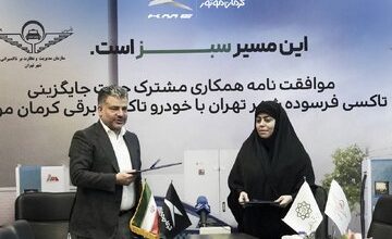 تاکسی های فرسوده تهران با تاکسی های برقی کرمان موتور جایگزین می شوند