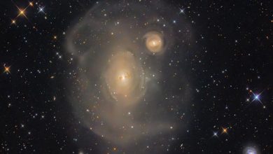 کهکشان‌های پوسته‌ای در صورت فلکی حوت