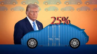 اعمال تعرفه ۲۵ درصدی ترامپ بر خودروهایی که در آمریکا ساخته نشدهاند