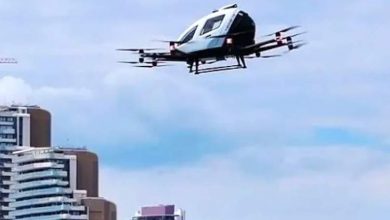 شرکت چینی EHang اولین پرواز بدون سرنشین در اروپا را به اجرا در آورد