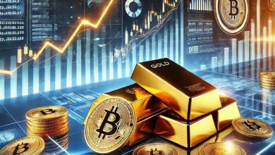 پیشبینیهای جنجالی: طلای ۵ هزار دلاری باعث سقوط BTC به ۱۰ هزار دلار میشود؟