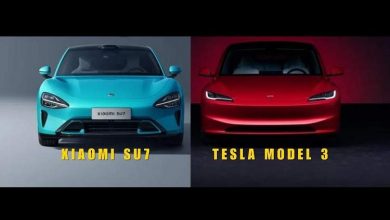 مقایسه خودروهای برقی: شیائومی SU7 در برابر تسلا مدل 3 + ویدئو