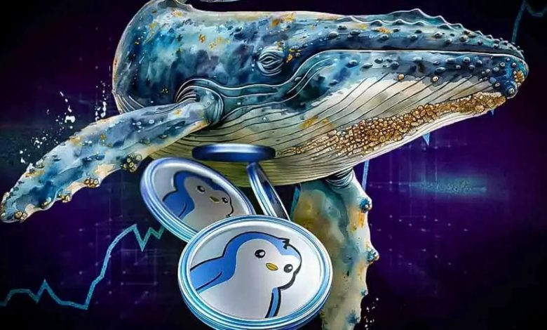 نهنگها در ۵ روز ۱ میلیارد PENGU خریدند! پاجی پنگوئنز دوباره اوج میگیرد؟
