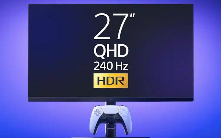 سونی از مانیتور ۲۴۰ هرتزی پلیاستیشن با قلاب شارژ DualSense رونمایی کرد