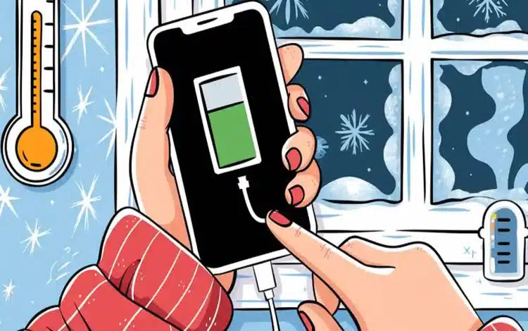 چرا باتری گوشی در زمستان سریع‌تر خالی می‌شود؟