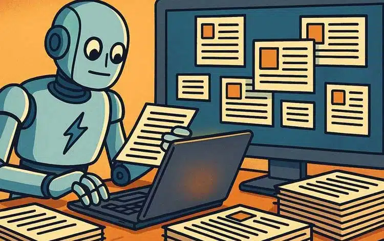 گزارش جدید: بیشتر مقالات اینترنتی را هوش مصنوعی می‌نویسد