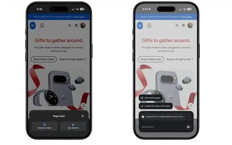 جمینای در کروم iOS آمد: هوش مصنوعی گوگل حالا در جیب شماست!